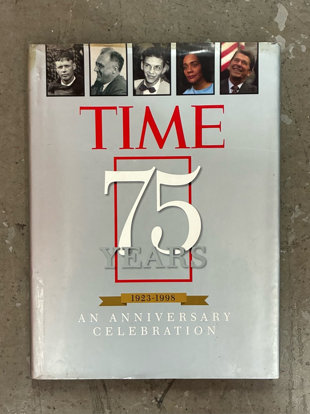 TIME 75 Years Anniversary Hardcover Book with  original dust cover.